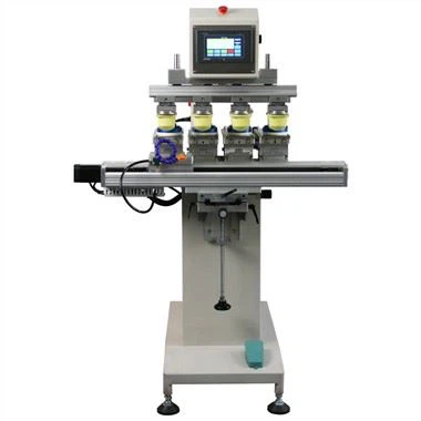 4-farvet silikonepudetrykmaskine