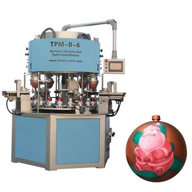 Flerfarvet julekugler Pad Printing Machine