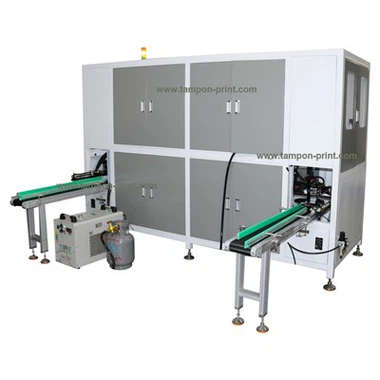 Automatisk glasflaske serigrafimaskine